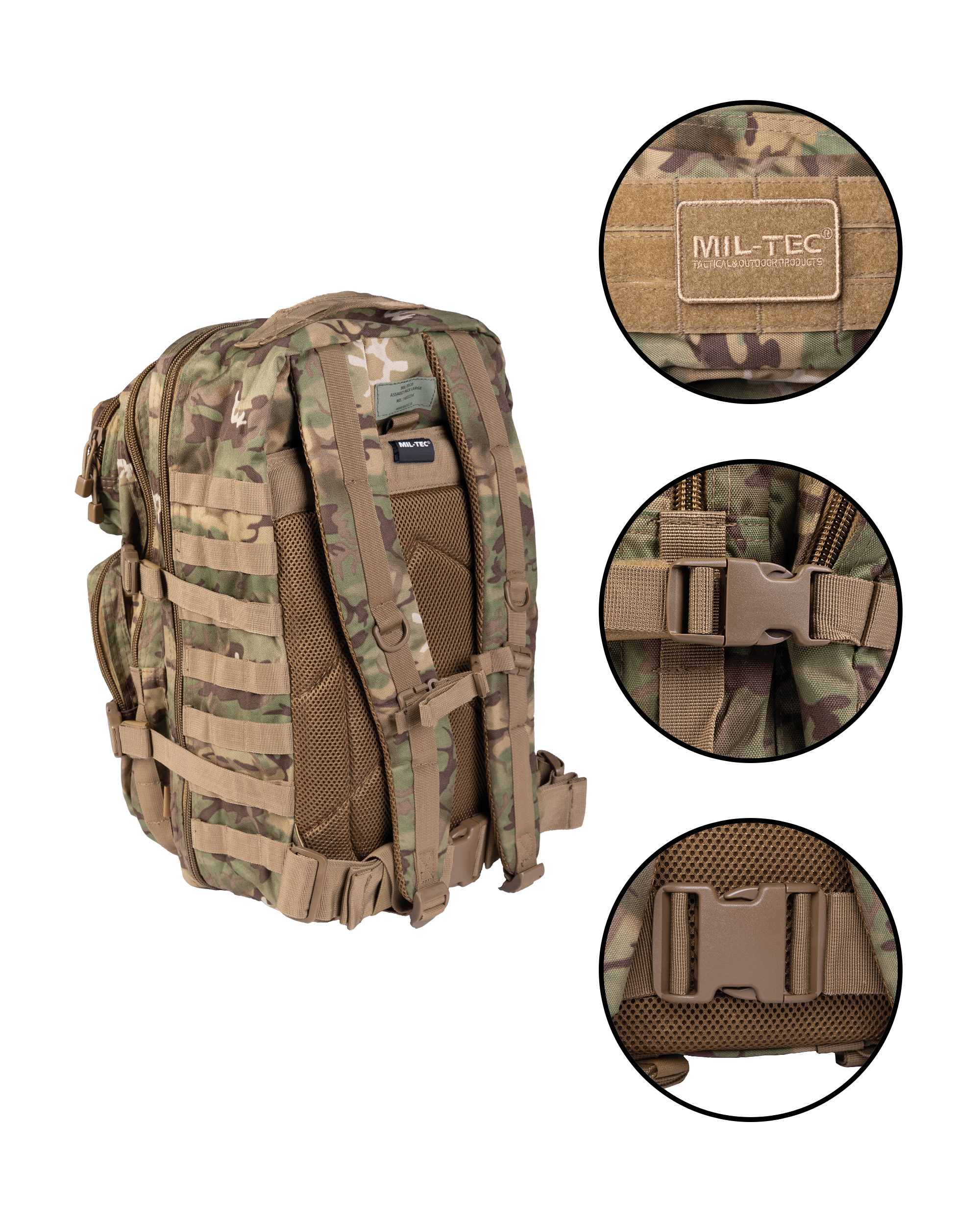 US Assault Pack Large Arid-Woodland
